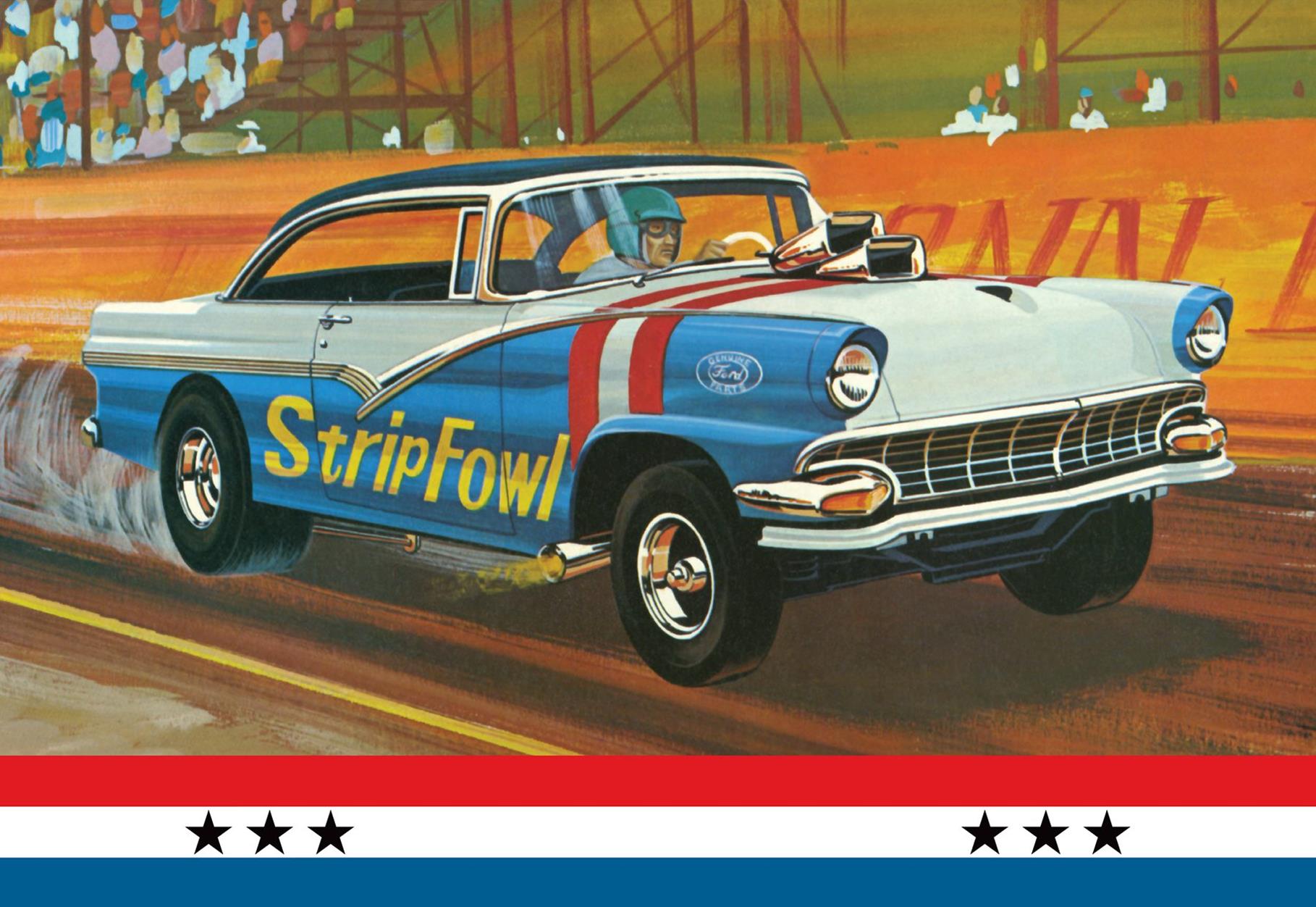 AMT Model  1308  1956 Ford Victoria Hardtop Skill 2