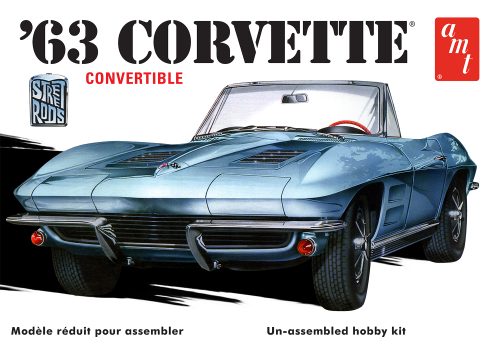 AMT Model  1335  1963 Chevy Corvette Convertible Skill 2