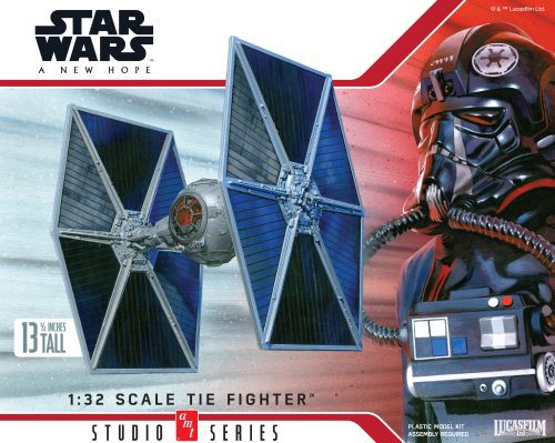 AMT Model  1341  Star Wars: A New Hope TIE Fighter Skill 2