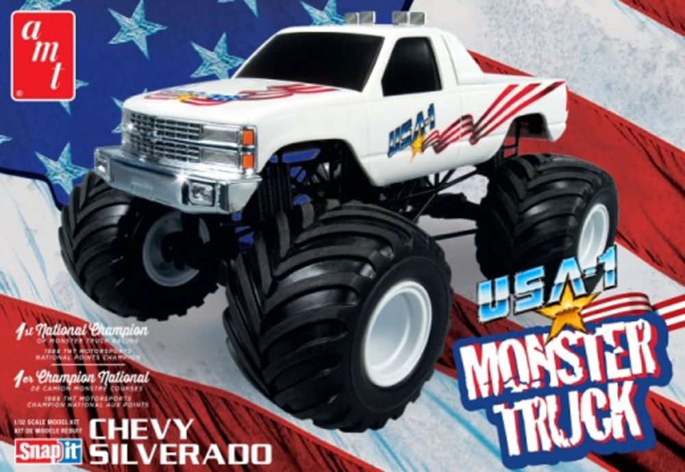AMT Model  1351  USA-1 Monster Truck 2T Skill 1