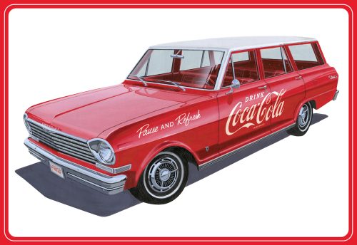 AMT Model  1353  1963 Chevy II Nova Wagon w/Crates Coke Skill 3