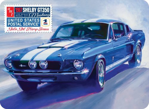 AMT Model  1356  1967 Shelby GT350 USPS Stamp Series Skill 2