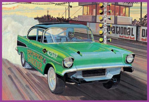 AMT Model  1360  1957 Chevy Bel Air Pepper Shaker Silent Box Skill 2