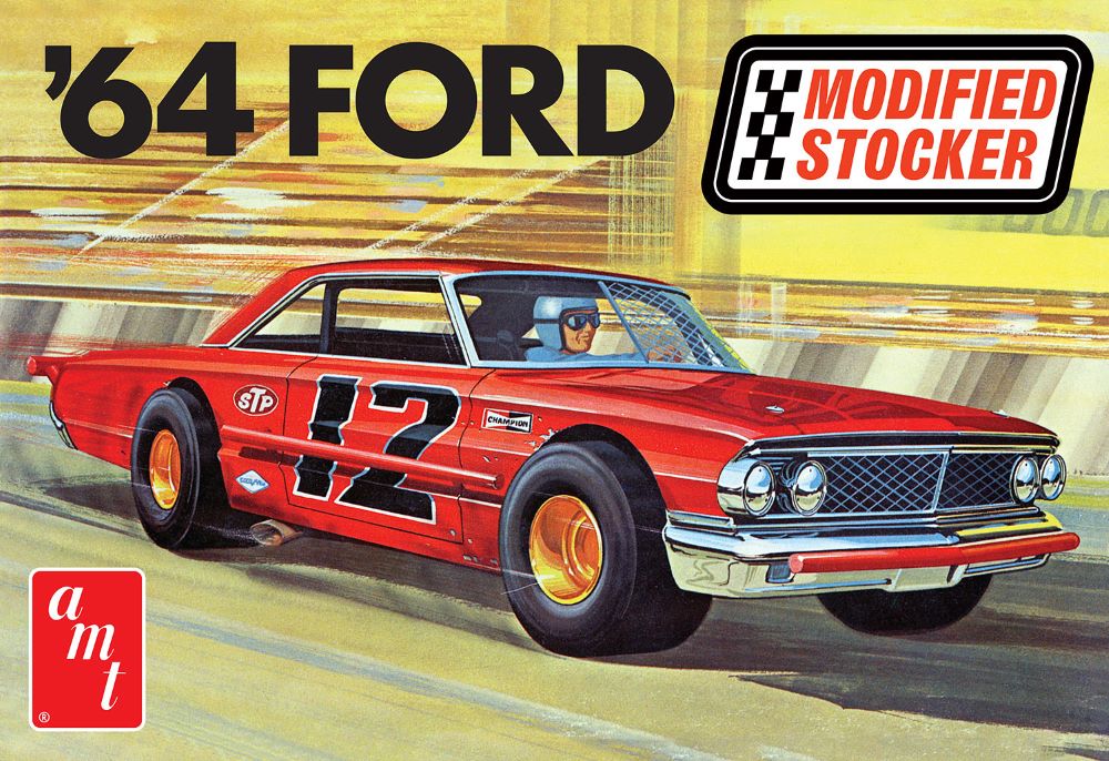 AMT Model  1383  1964 Ford Galaxie Modified Stocker Skill 2