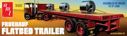AMT Model  1399  Fruehauf Flatbed Trailer Skill 3