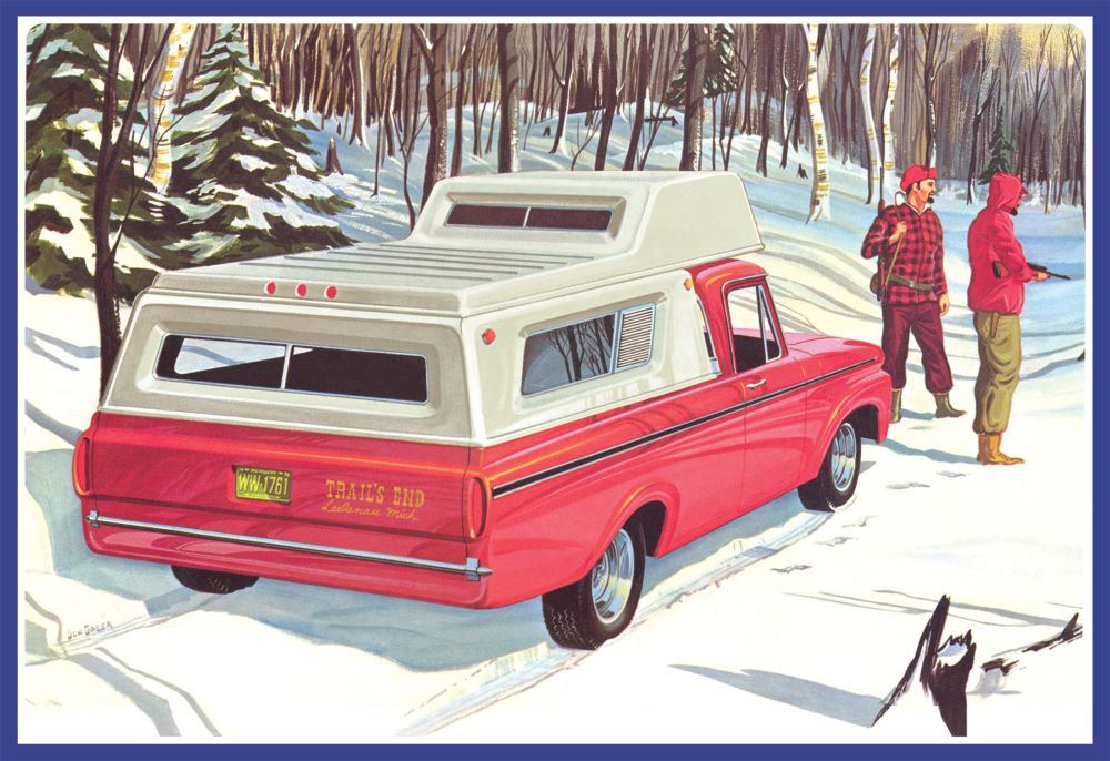 AMT Model  1412  1963 Ford F-100 Camper PickupNEW TOOLING Skill 2