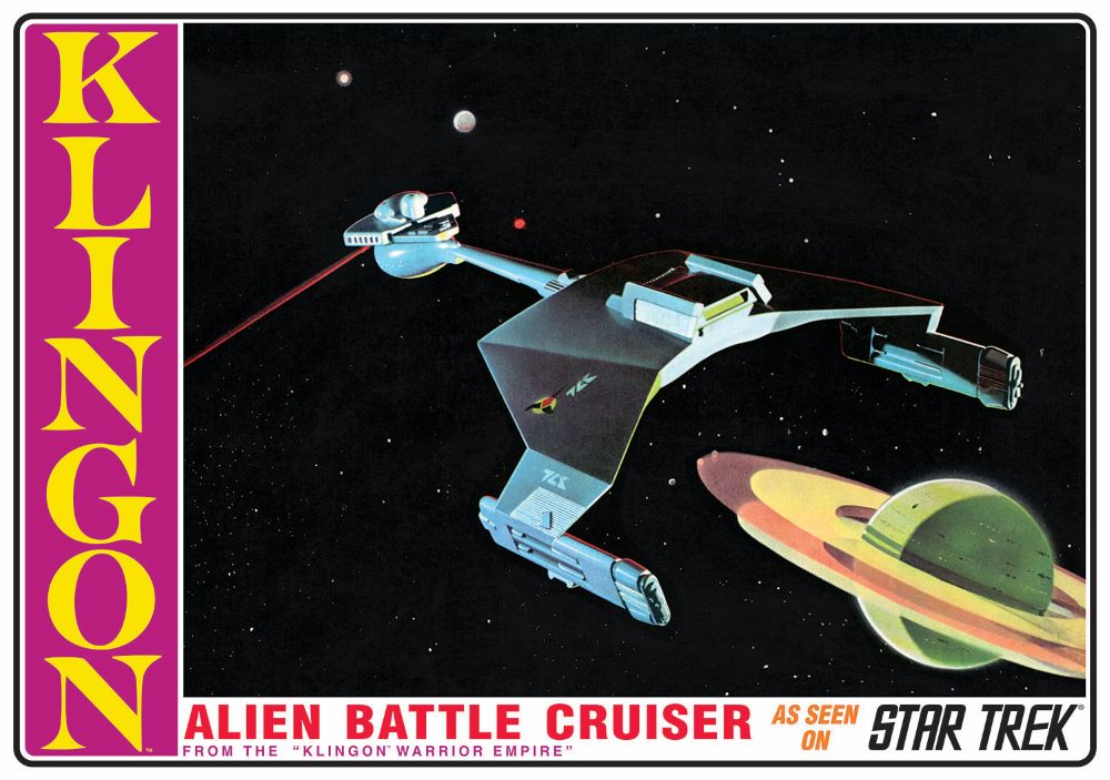 AMT Model  1428  Star Trek: The Original Series Klingon Battle Cruiser