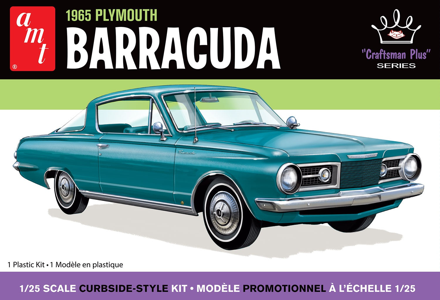 AMT Model  1431  1965 Plymouth Barracuda Craftsman Plus