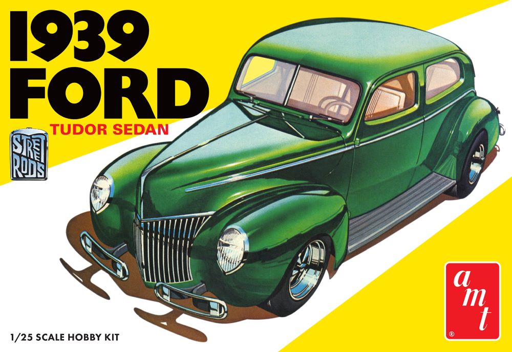 AMT Model  1434  1939 Ford Sedan Street Rod Series Skill 2