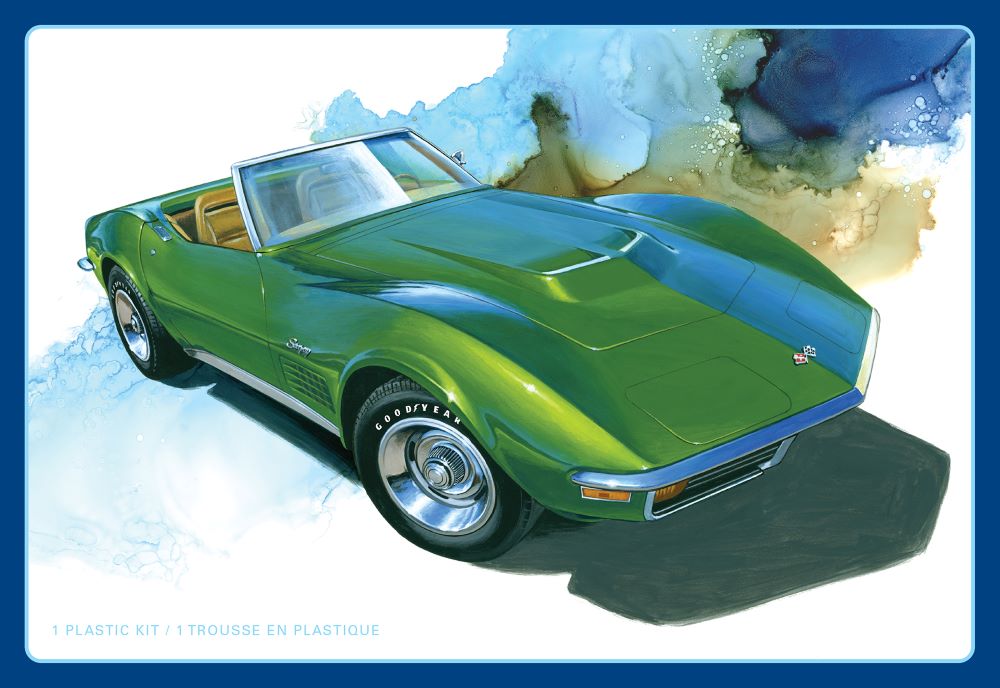 AMT Model  1437  1972 Chevy Corvette Roadster Skill 2