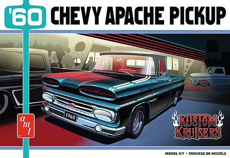 AMT Model  1444  1960 Chevy Apache Pickup Street Machine Skill 2