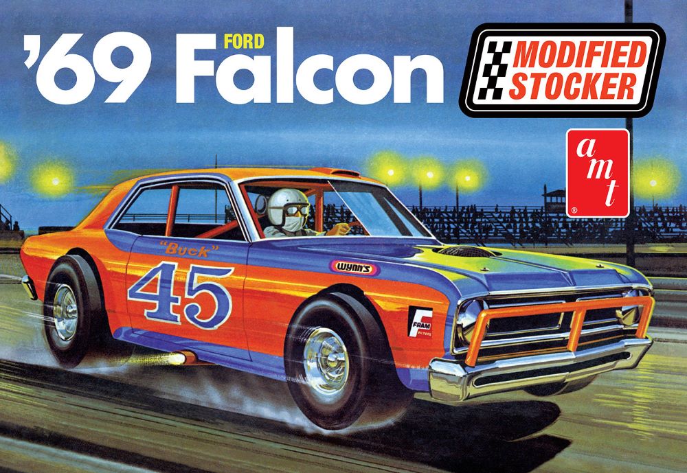 AMT Model  1446  1969 Ford Falcon Modified Stocker Skill 2