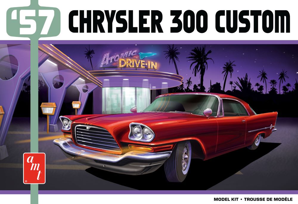 AMT Model  1447  1957 Chrysler 300 Custom Version Skill 2