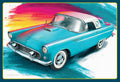 AMT Model  1449  1956 Ford Thunderbird Skill 2
