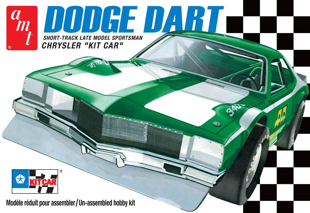 AMT Model  1450  Dodge Dart Sportsman Short Track Kit Car Skill 2