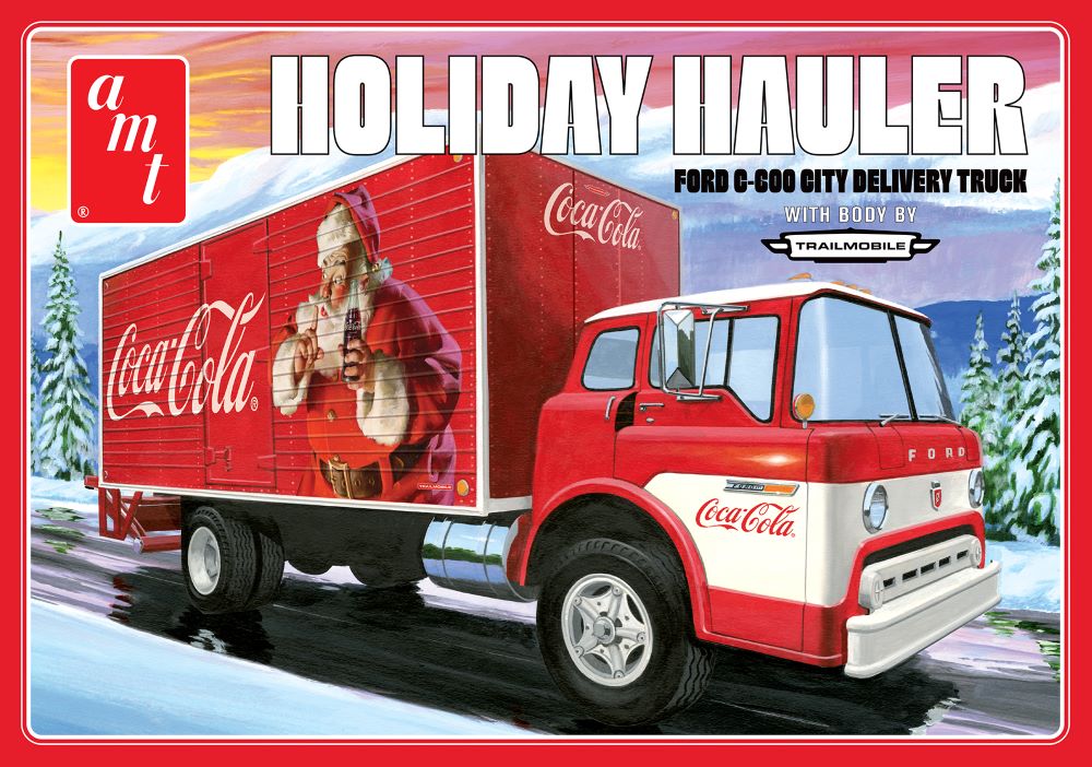 AMT Model  1459  Ford C-600 City Holiday Delivery Truck Coca-Cola Skil