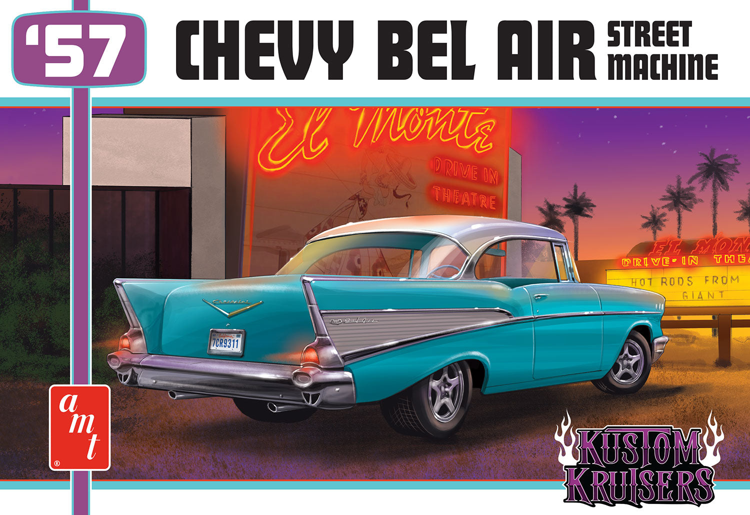 AMT Model  1460  1957 Chevy Bel Air Street Machine Skill 2