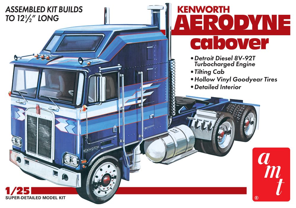 AMT Model  1463  Kenworth Aerodyne Cabover Skill 2