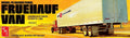 AMT Model  1478  Fruehauf 40 Beaded Van Trailer Skill 3