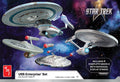 AMT Model  1485  Star Trek U.S.S. Enterprise Four Ship Set Skill 2
