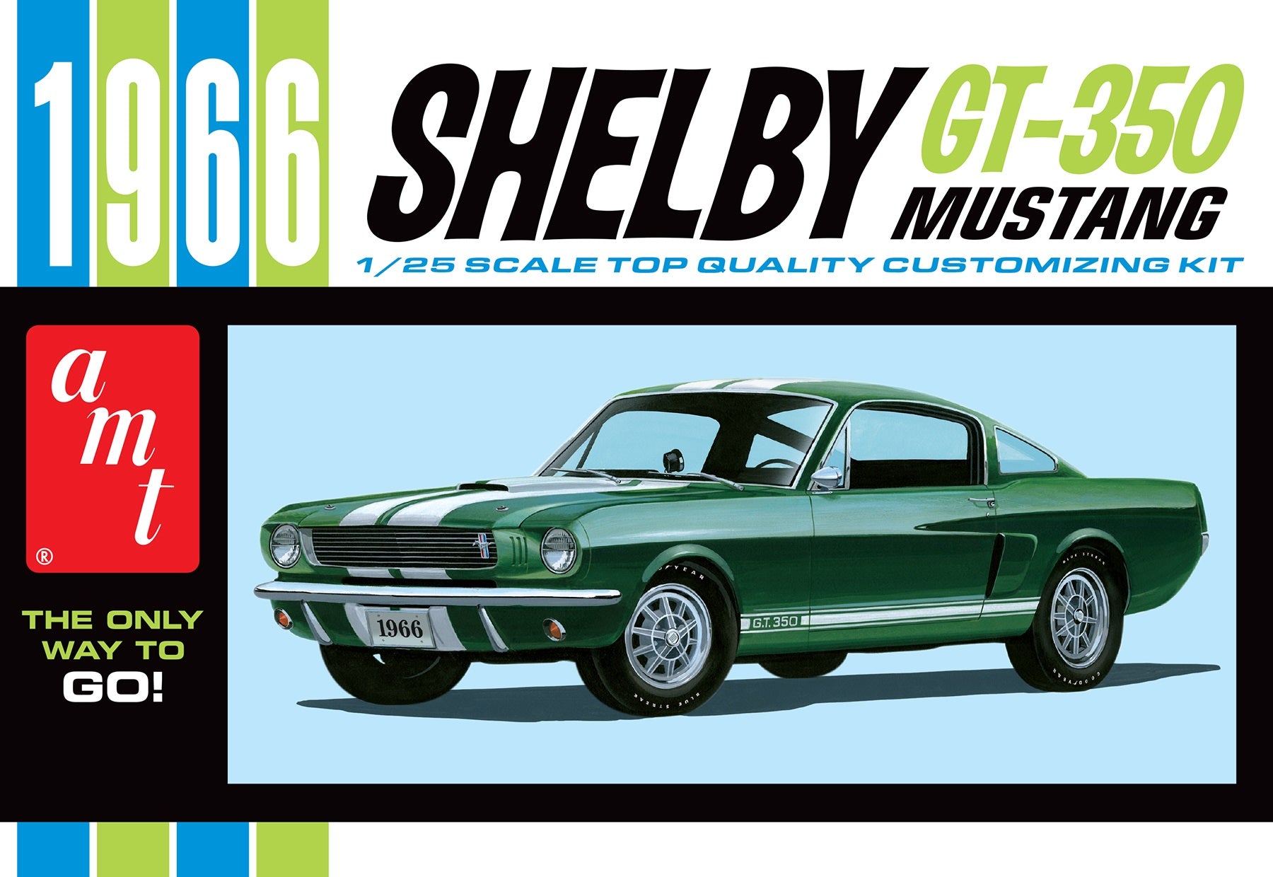 AMT Model  1491  1966 Shelby Mustang 350GT Skill 2