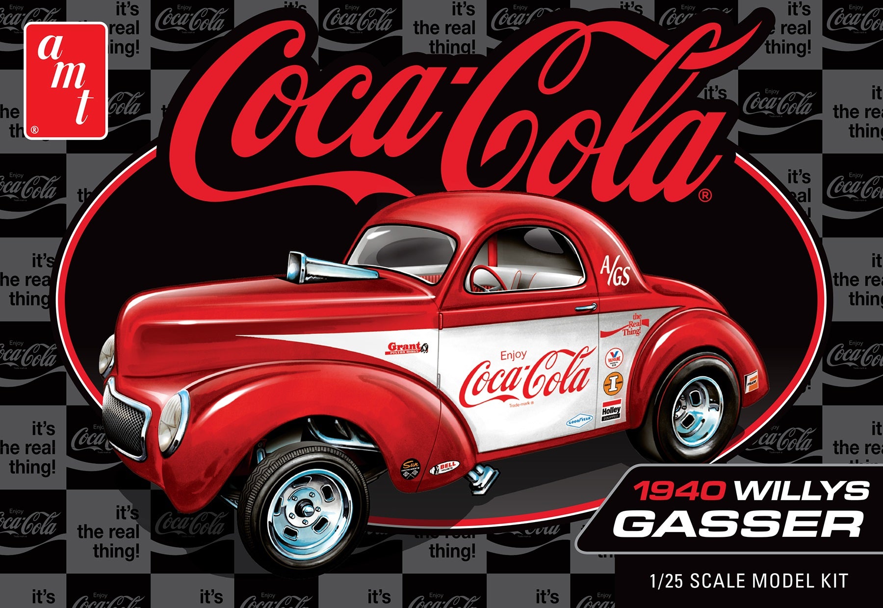 AMT Model  1492  1940 Willys Coupe (Coke Race Team) Skill 2