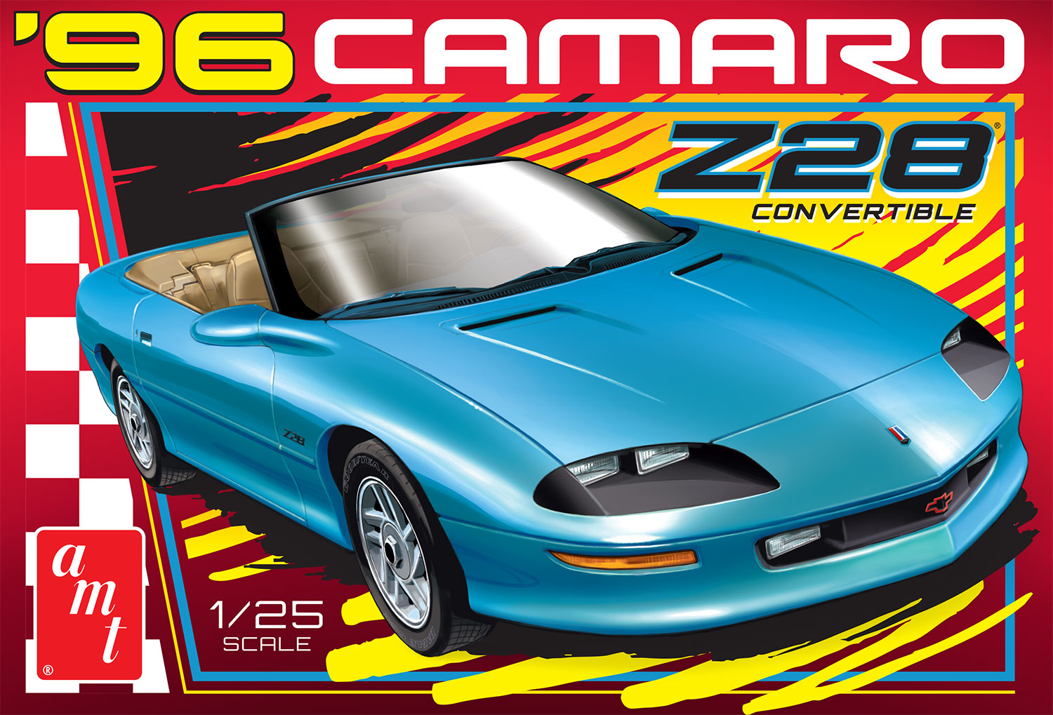 AMT Model  1495  1996 Chevy Camaro Z28 Convertible Skill 2