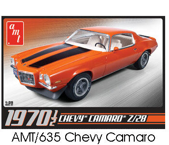 AMT Model  635  70-1/2 Camaro Z28 1/25