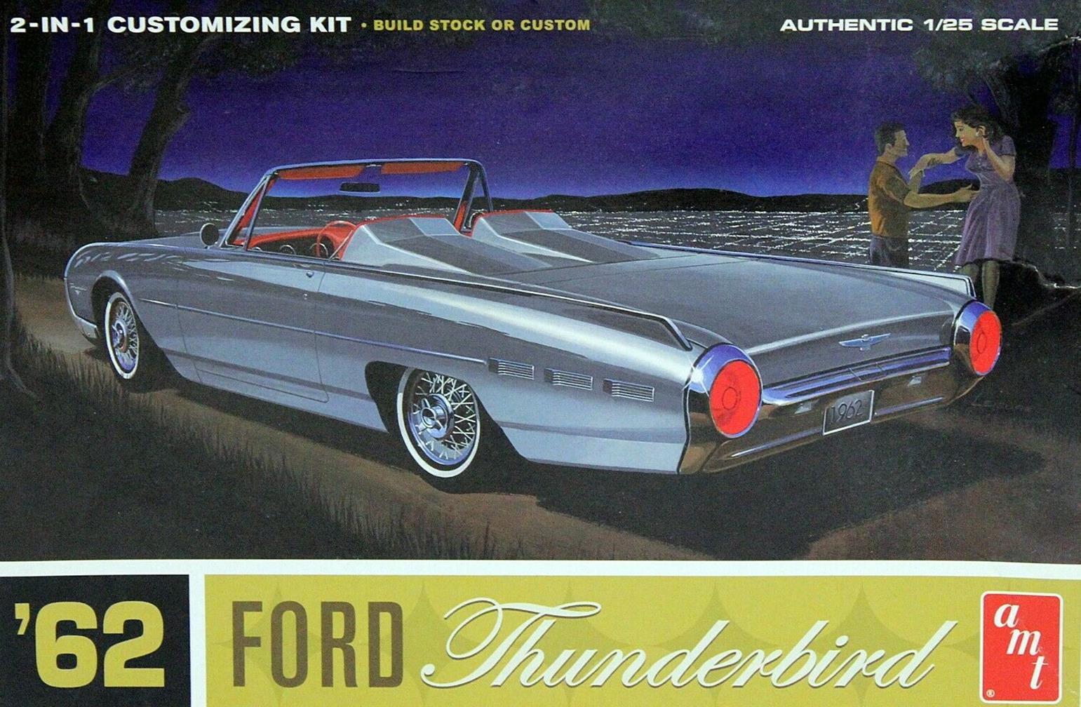 AMT Model  682  62 Ford Thunderbird 1/25