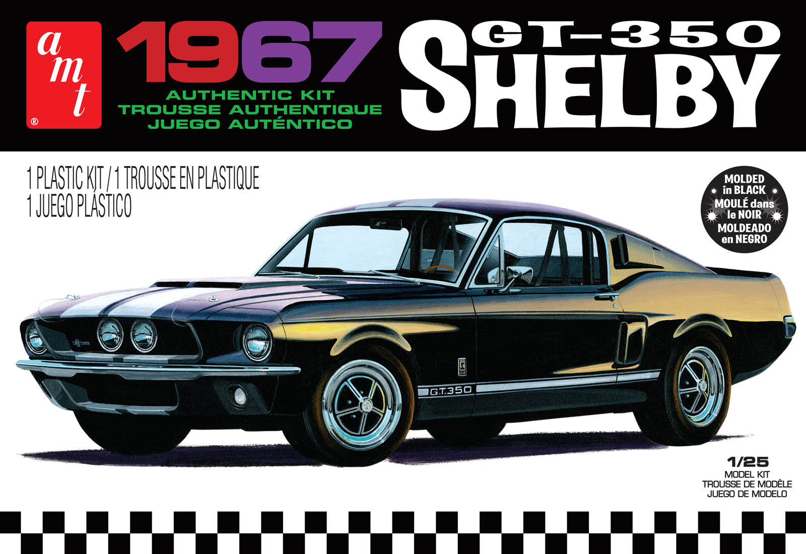AMT Model  834  1967 Shelby GT350 (Black)