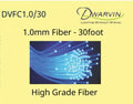 Dwarvin DVFC1.0 30' 1.0mm End Glow Fiber Optic dwv 99017