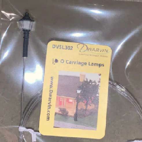 Dwarvin DVSL302SH O Fiber Lit Carriage Lamp Shor dwv 99116