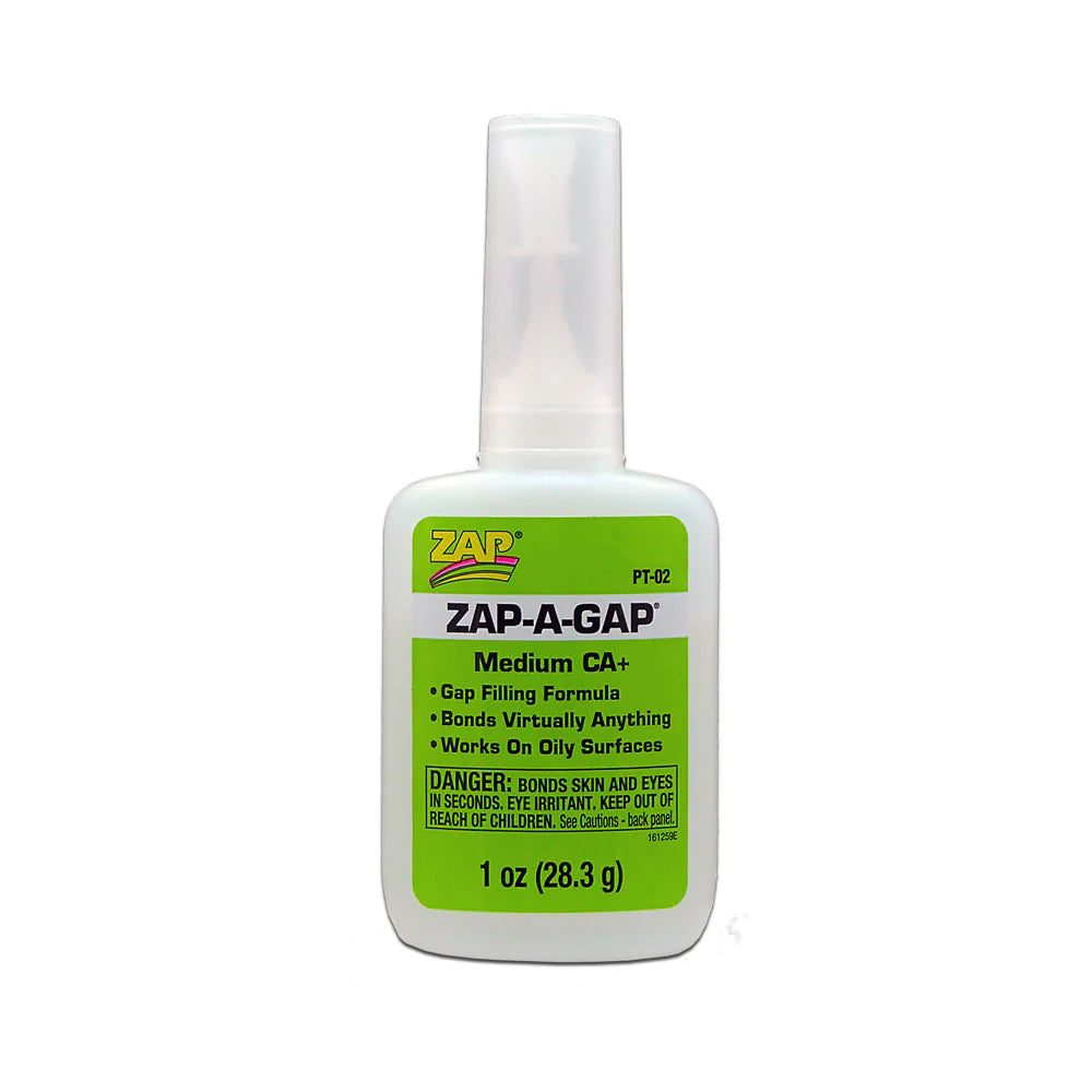 Pacer / Zap CA Glue 2 Zap-A-Gap CA+ 1oz (GREEN)