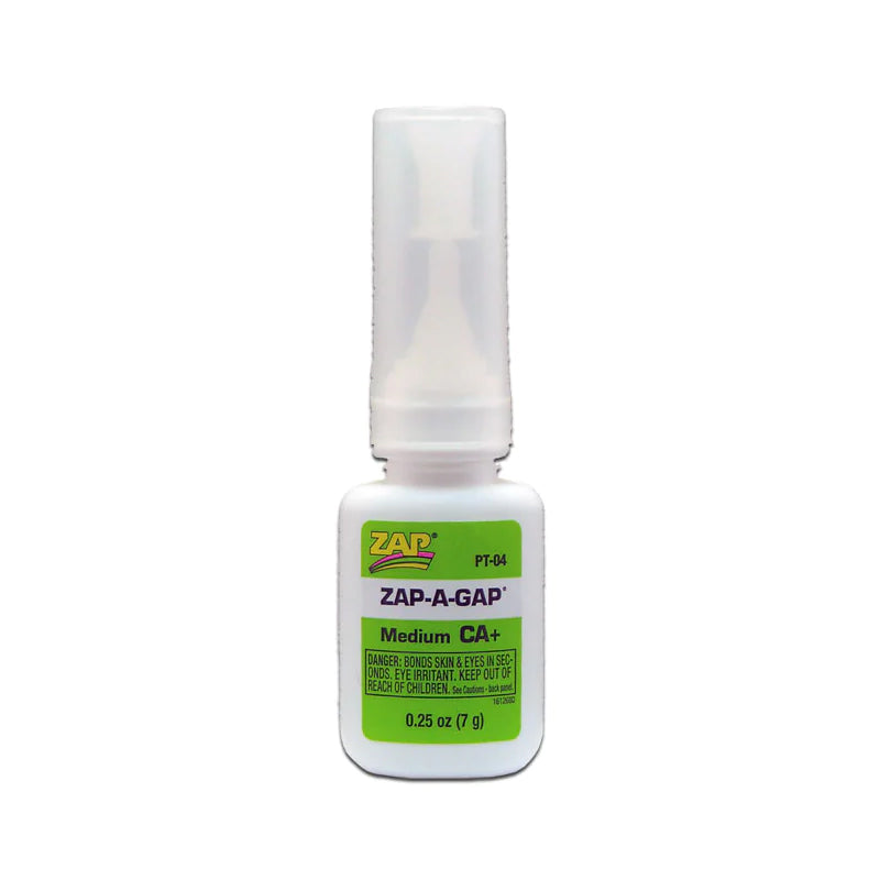 Pacer / Zap CA Glue 4 Zap-A-Gap CA+ 1/4oz (GREEN)