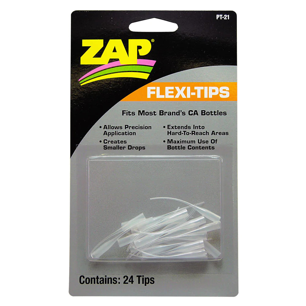 Pacer / Zap CA Glue 21 Flexy-tips (24)