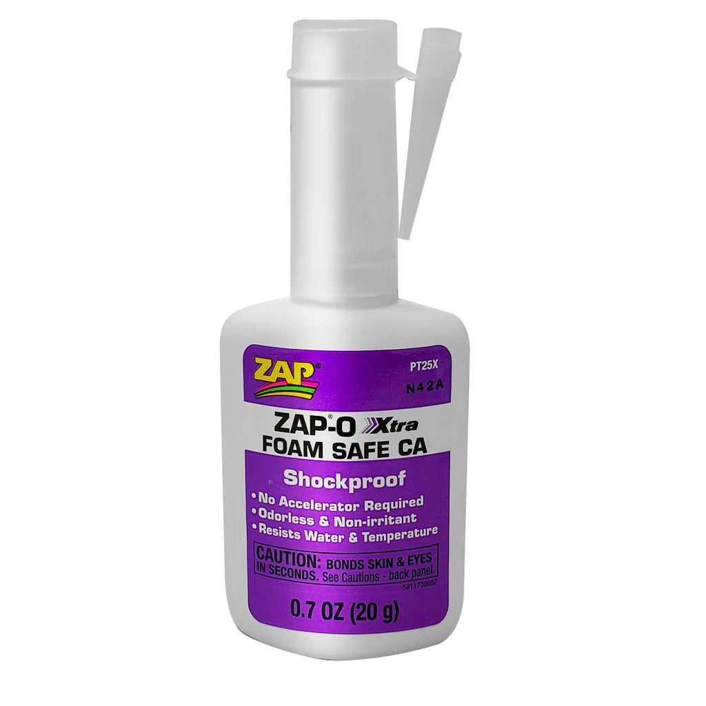 Pacer / Zap CA Glue 25X Zap-O Odorless Foam Safe No Accelorator Needed 20g/