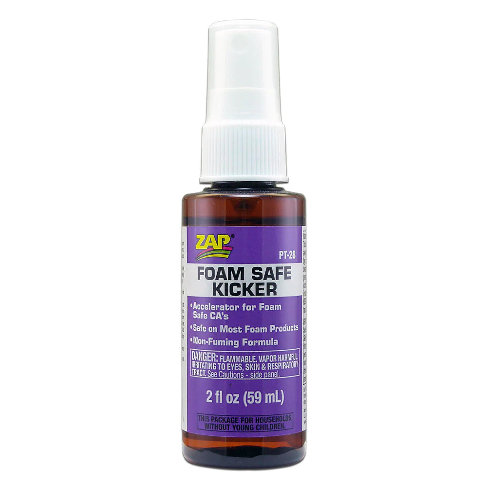 Pacer / Zap CA Glue 28 Foam Safe Kicker 2oz