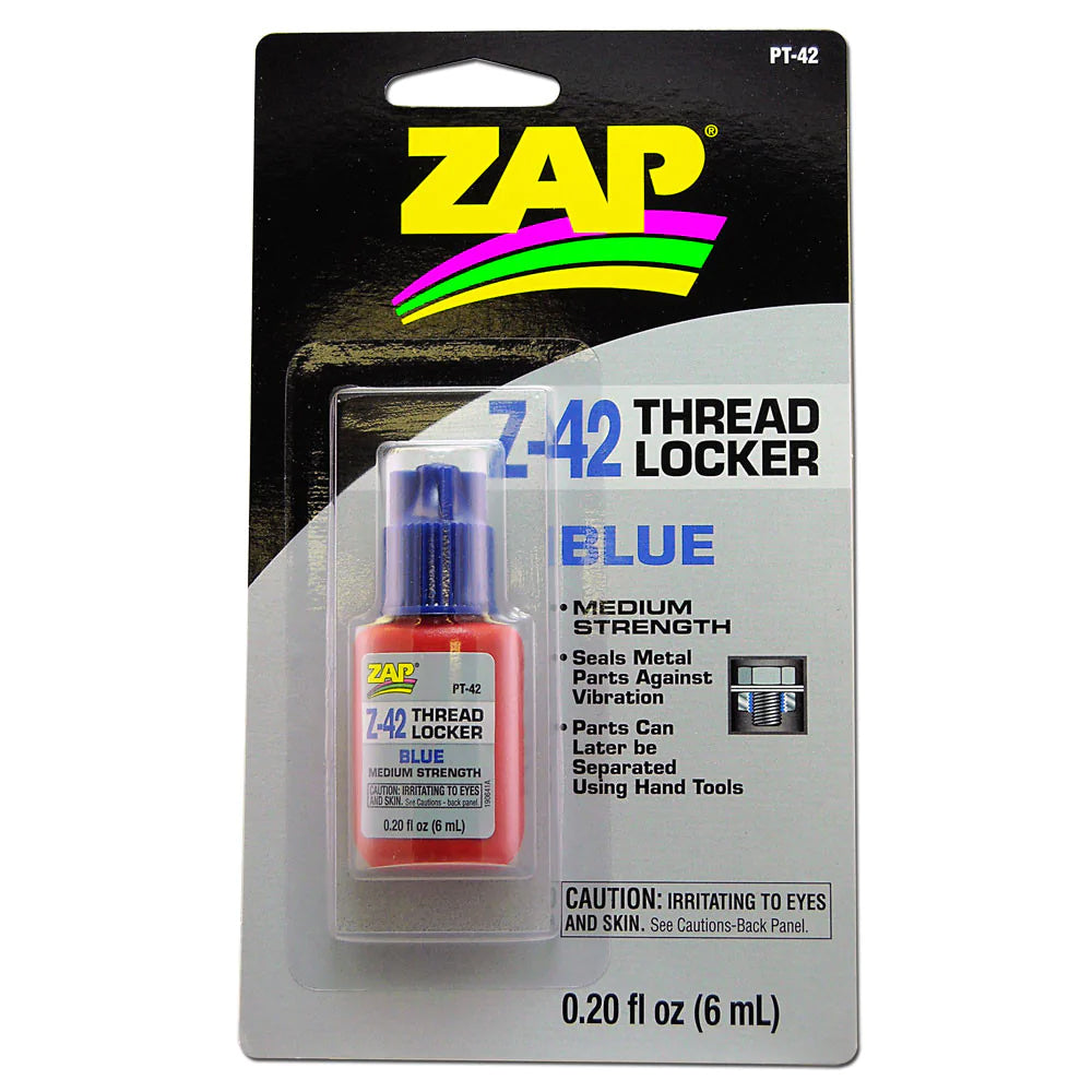 Pacer / Zap CA Glue 42 Blue Threadlock