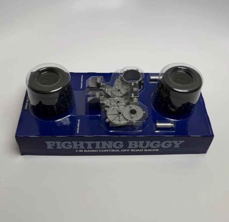 NEW TAMIYA FIGHTING BUGGY 2014 PART TIRE BLISTER PACK / Deck Pillar / Gear Case