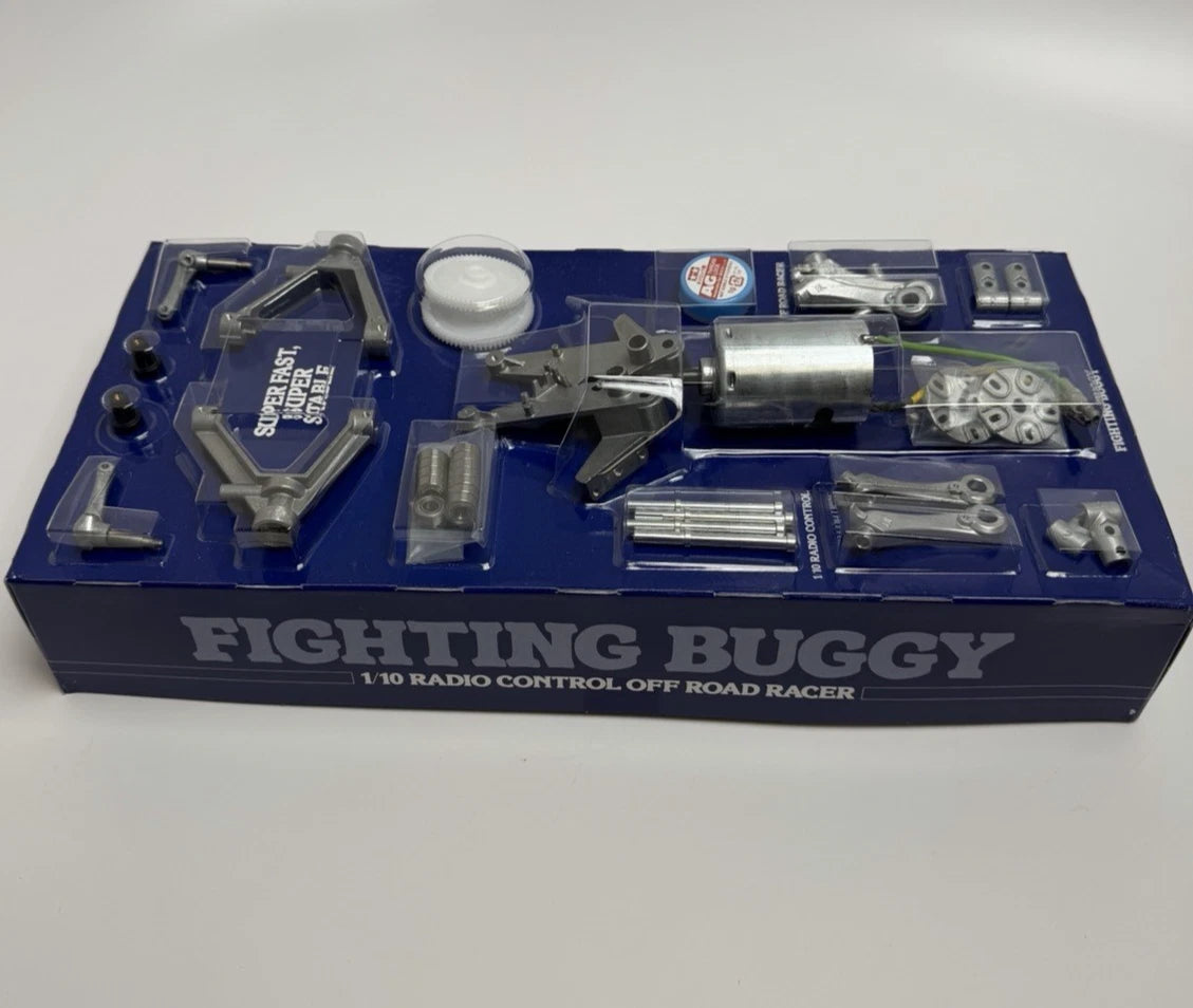 NEW TAMIYA FIGHTING BUGGY PART - METAL PARTS BLISTER PACK FROM 2014 KIT / ARMS