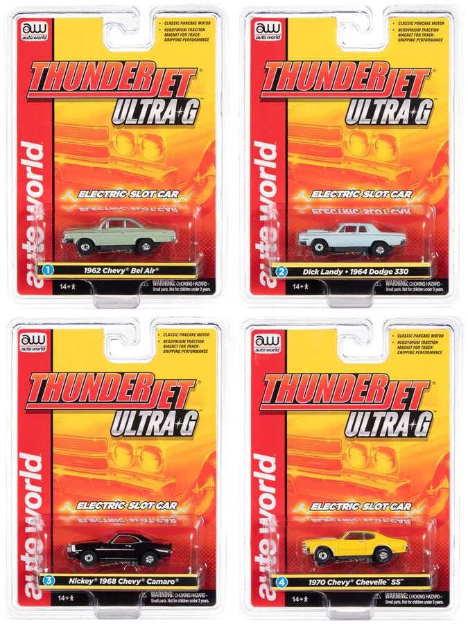 Auto World SLOT CAR Thunderjet Release 321970 Chevrolet Chevelle SS SC359 (case)