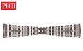 Peco Model Train SLU8364 HO Code 83 Unifrog 6 Diamond Crossing
