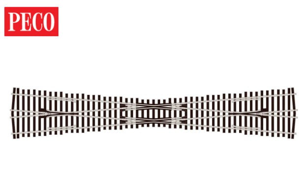 Peco Model Train SLU8364 HO Code 83 Unifrog 6 Diamond Crossing