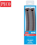 Peco Model Train ST2030 HO PECO-Set-OO/HO-Track C100 MP No.3 Radius Standard Curve (